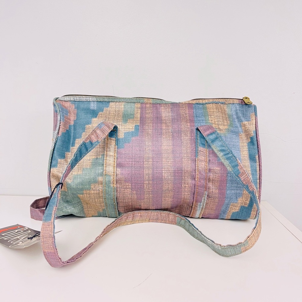 Vintage Deadstock BJ DESIGNS Pastel Southwest Pattern Shoulder Bag